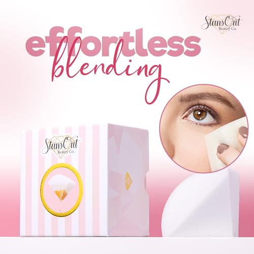 StansOut Memory Foam Makeup Sponge ? No-Water-Needed Blender for Liquid, Cream & Powder Foundation ? Airbrush Finish, Flawless Application