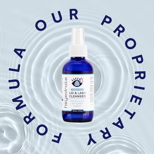 Lid and Lash Cleanser ? 4oz Glass Bottle ? Pure Hypochlorous Acid Spray for Soothing Dry Eye Irritation ? Daily Eyelid & Lash Cleanser?