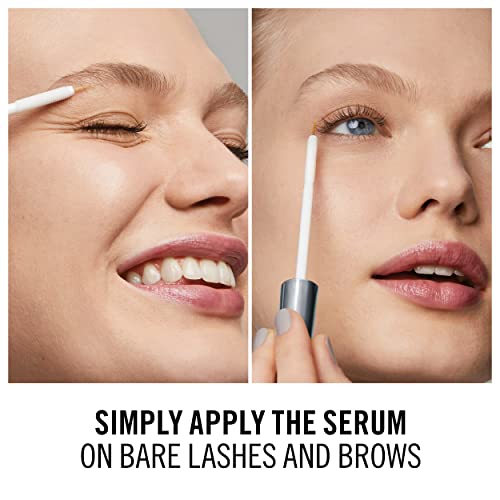 Rimmel Wonder¡¯Serum Lash and Brow Serum, Stimulates Lash Growth, Strengthens Lashes, Mess-Free Application, 100, Clear, 0.37oz