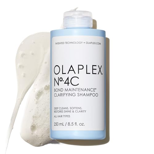 Olaplex N¨¬.4C Bond Maintenance¢â Clarifying Deep Cleansing Shampoo | Removes Damage Causing Impurities & Buildup | Helps Restore Color vibrancy | For Coily, Curly, Straight, and Wavy