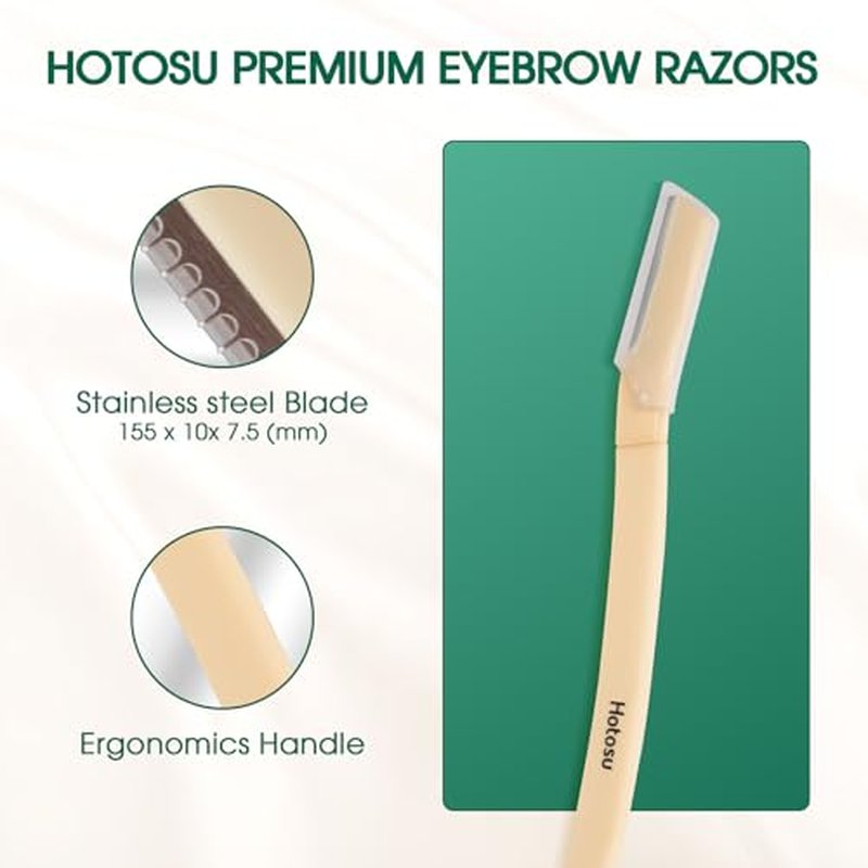 Face Razors for Women & Men Face Hair, Dermaplane Razor with Protective Cap, Womens Facial Razor for Peach Fuzz & Eyebrow Grooming, Ideal Travel Friendly Gift - 9pcs