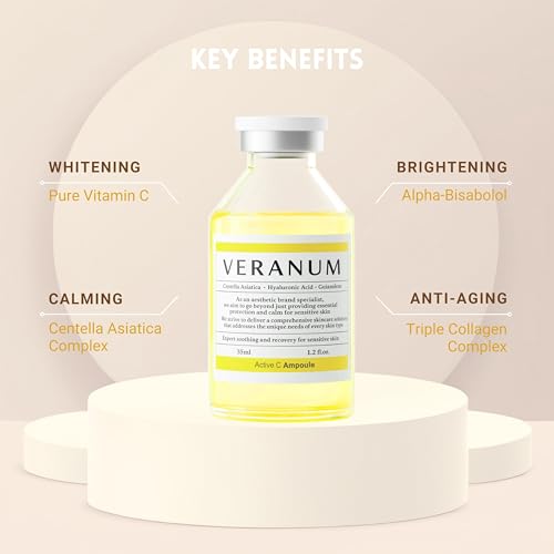 Veranum Vitamin C Serum 25% Brightening & Firming with Collagen & Peptides