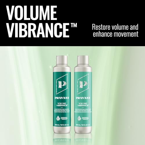 Pravana Volume Vibrance Shampoo 10 Fl Oz - Lightweight, Color-Safe Hair Care