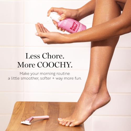 Coochy Moisturizing Shave Cream for Sensitive Skin - Berry Bliss 32oz