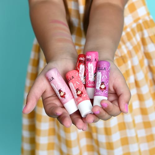 Children's Lip Balm Set - Hypoallergenic 5 Pack with Natural Ingredients - Gentle Care for Sensitive Lips