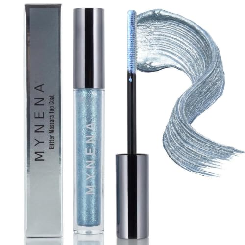 Glitter Mascara Top Coat with Thin Wand - Quick Dry & Smudge-Proof