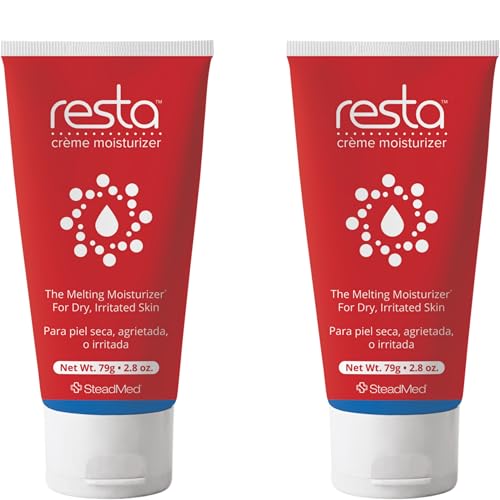 Resta Creme Moisturizer - Intensive Hydration for Dry Sensitive Skin 2.8 oz Pack of 2 Variation