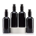 4oz Refillable Black Glass Spray Bottles with Fine Mist Spray - Variation of 100ml-4