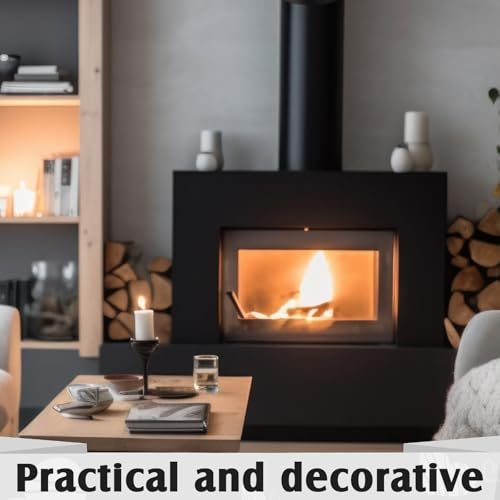 Telescoping 6-Inch Single Wall Stove Pipe - Black, 1 Piece, 18-30 Inch Length Variation