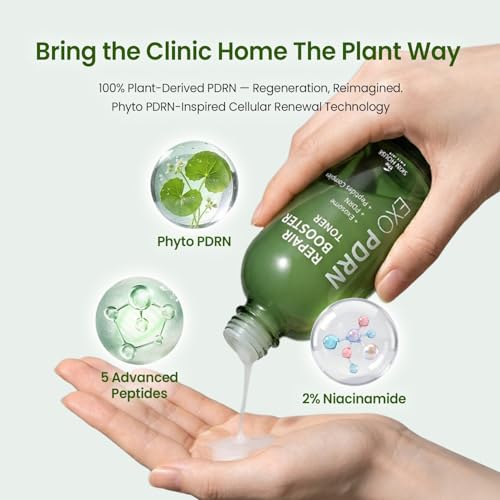 Plant-Based PDRN Toner with Exosomes & Peptides for Sensitive Skin - 4.39 fl oz