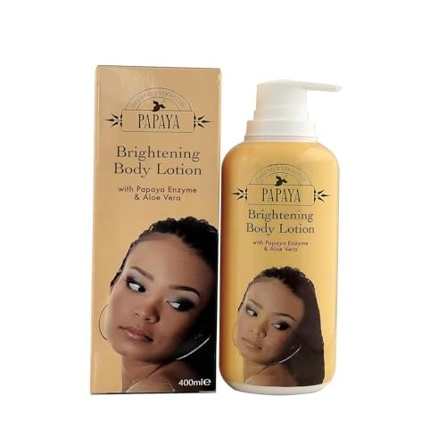 F&W OMIC Organic Extract of Papaya Body Lotion 400ml - Formulated to Nourish and Moisturise Skin, with Kojic Acid and Papaya