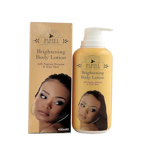 F&W Organic Papaya Body Lotion 400ml | Brightening & Moisturizing Skin