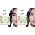 KISS Lash Couture The Muses False Eyelashes, Legacy, Faux Silk | 12 mm | Handmade | Contact Lens Friendly | Pack of 2