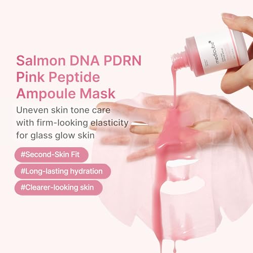 medicube PDRN Pink Peptide Ampoule Mask 10 Count (Pack of 2) – 2 x 10ea