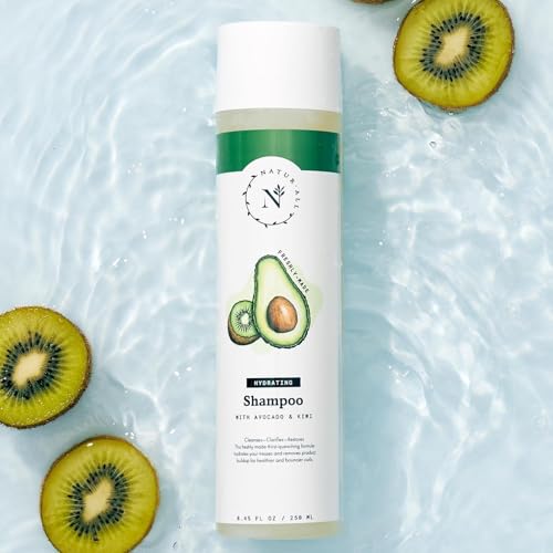 NaturAll Avocado Sulfate-Free Hair Shampoo for Curly & Coily Hair 8 oz - Natural & Moisturizing
