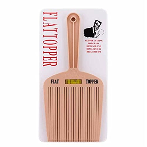 Flattopper Machine Comb White - Precise Haircut Styling Tool