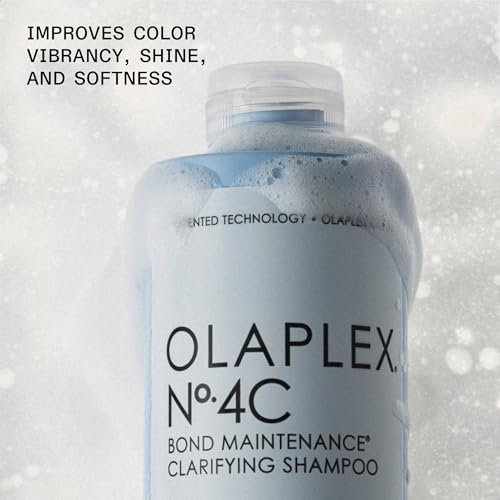 Olaplex N¨¬.4C Bond Maintenance¢â Clarifying Deep Cleansing Shampoo | Removes Damage Causing Impurities & Buildup | Helps Restore Color vibrancy | For Coily, Curly, Straight, and Wavy