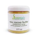 Soapeauty Pure Raw Cocoa Butter 8oz - Natural Body & Hair Moisturizer, DIY, Stretch Marks