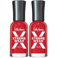 Sally Hansen Xtreme Wear Nail Polish, Streak-Free, Shiny Finish, Long-Lasting Nail Color, Pucker Up, 0.40 fl oz 11.8ml (Pack of 2)