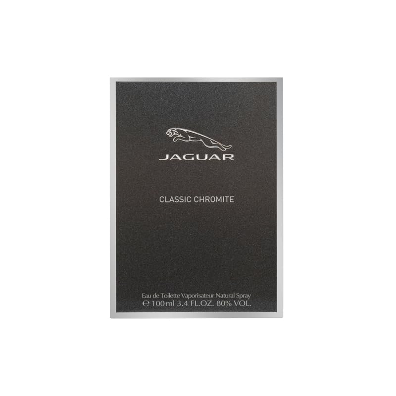 Jaguar Classic Chromite Men EDT Spray 3.4 oz - Long Lasting Fragrance