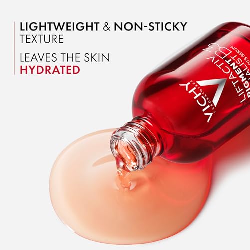 Vichy LiftActiv B3 Serum 5% Niacinamide + Glycolic Acid + Tranexamic Acid + Peptides, Fades Dark Spots & Smooths Wrinkles In 8 Weeks, Discoloration Correcting Serum, Alcohol Free