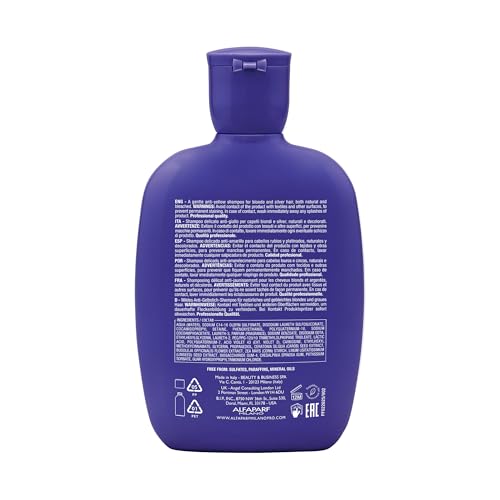 Alfaparf Milano Semi di Lino Purple Sulfate-Free Blonde Toning Shampoo