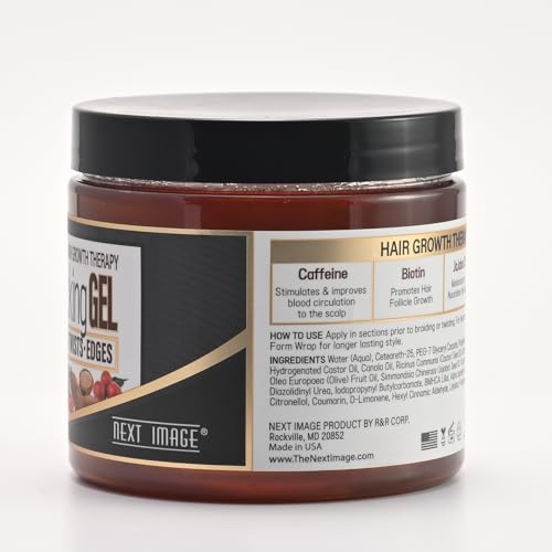 Locking Hair Gel for Braids & Locks - Black Castor & Argan, 1 Fl Oz - Variation of THIS listing