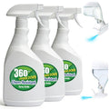 T4U Spray Bottles for Cleaning, 24 OZ Empty Spray Bottles Heavy Duty, Plastic Spray Bottles for Cleaning Solutions, Cleaning Spray Bottle for Household Cleaning Bleach, Industrial Chemical (3 Pack)