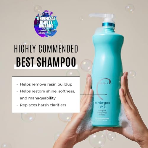 Malibu C Un-Do-Goo Clarifying Shampoo 33.8 Fl Oz - Sulfate-Free Hair Detox & Shine Restoring Shampoo