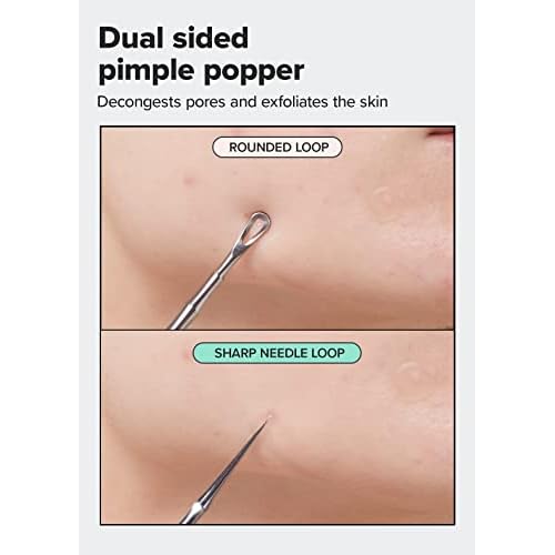 I Dew Care Dual-Tip Pimple Popper - Proper Popper, 1 EA + Hydrocolloid Acne Pimple Patch - Timeout Blemish Happy Paws, 36 Count Bundle