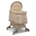 Delta Children Portable Baby Bassinet for Newborns - Bedside & Rocking with Vibration & Nightlight, Includes Plush Toys & Storage Basket, Adjustable Canopy - Listing Variant Bassinet