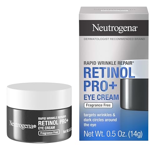 Neutrogena Rapid Wrinkle Repair Retinol Pro+ Eye Cream 0.5 oz - Anti-Aging Dark Circles & Wrinkles