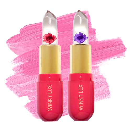 Lip Balm Duo with pH Color Changing & Tinted Balm - Pink & Purple Variation