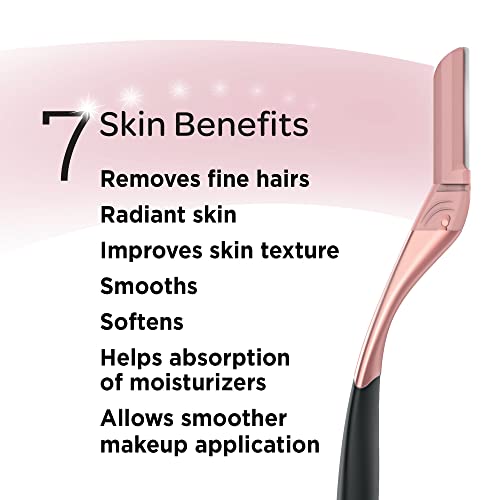 Schick Hydro Silk Dermaplaning Wand Refill Blades - Pack of 6, Professional-Style