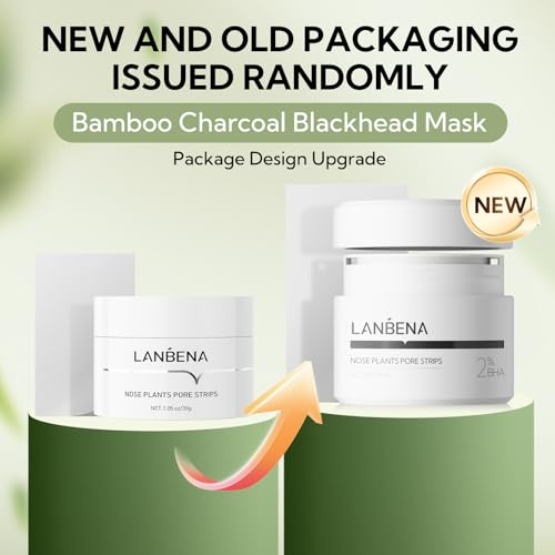 LANBENA 3-in-1 Blackhead Remover Set with Nose Strips & Pore Serum – Face Mask & Pore Minimizer