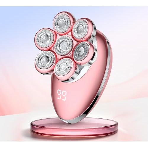 Electric Razors for Women Legs:Cordless Electric Shaver for Women-Wet Dry Womens Electric Shaver-Rechargeable Body Shaver for Smooth Leg Shaving (Pink)