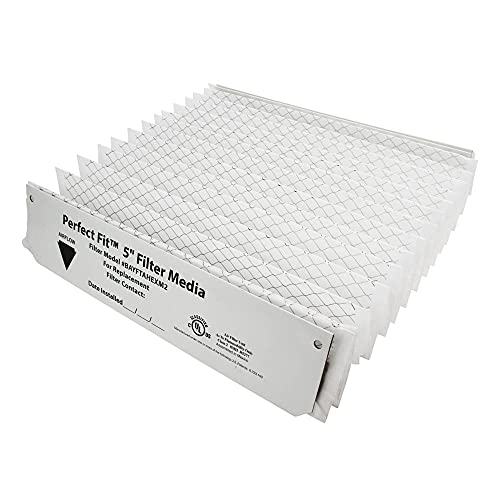 Expandable Media Air Filter Replacement 21-1/8x5 Inch for HVAC Systems - 2 Pack