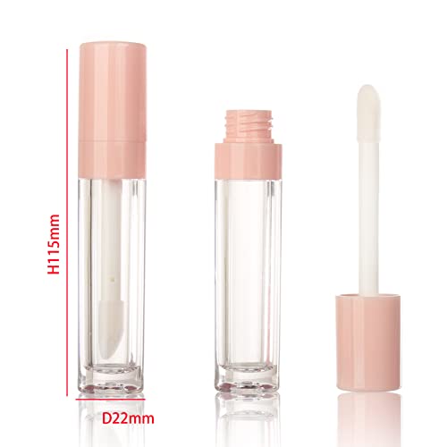 30pcs 8ml Lip Gloss Tubes with Wand & Stoppers - Refillable Cosmetic Containers