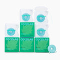 Dental Floss Set - Expanding Woven Mint Floss 99 Foot 4-Pack - Refillable, Cruelty-Free