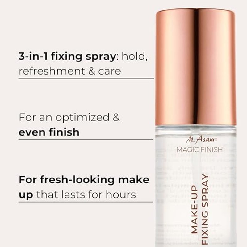 M. Asam MAGIC FINISH Make-up Fixing Spray (1.69 Fl Oz) - As make-up fixer & as refreshment in between, moisturizing boosters nourish the skin, with vitamin B3, suitable for all skin types