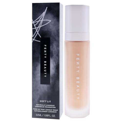 Soft Lit Naturally Luminous Longwear Foundation - 220 Warm Peach by Fenty Beauty for Women - 1.08 oz Foundation