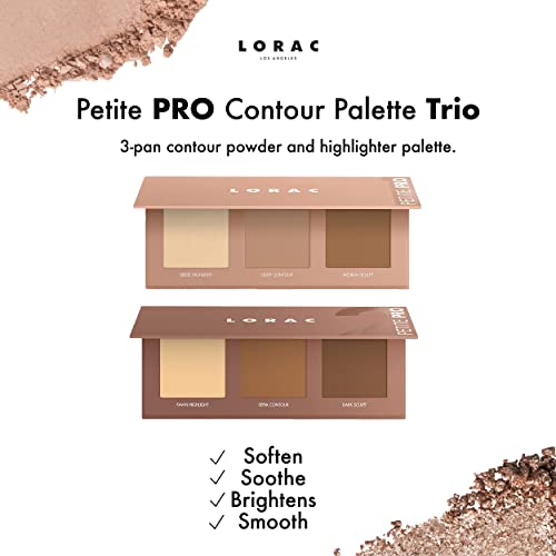 LORAC Petite PRO Contour Powder Palette Highlighter Trio2 - Face Makeup