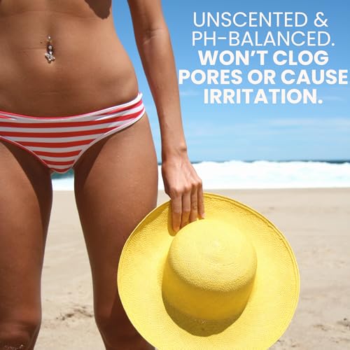 Ouiloe Bikini Exfoliating Scrub for Ingrown Hair & Razor Bumps - Sensitive Skin Care