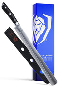 12-Inch Carving Knife for Meat and Roast - German Steel, Granton Edge