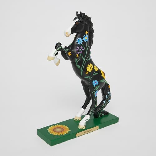 Enesco Wildflower Horse Figurine - 10.5 Inch Painted Collector's Decor