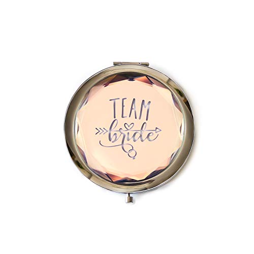 Set of 8 Small Mirror Pocket Bride Tribe Gifts Bachelorette Bridesmaid Gift Favors, I Do Crew