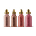 Daniel Sandler WATERCOLOUR LIQUID BLUSH & ILLUMINATOR SET ? Customizable 4-Piece Kit, Lightweight & Water-Resistant, Buildable Shades for Cheeks & Lips? Long-Lasting, Blendable Makeup