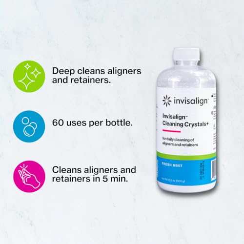 Invisalign Retainer & Aligner Cleaning Crystals+ - 1 Pack with Mint Flavor
