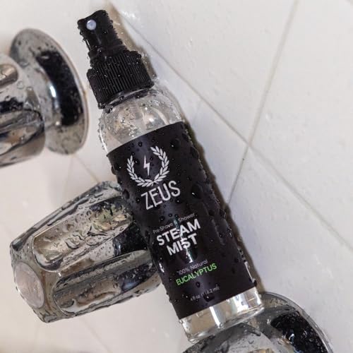 Eucalyptus Steam Mist for Shower & Aromatherapy - 4 oz - Natural Relaxation