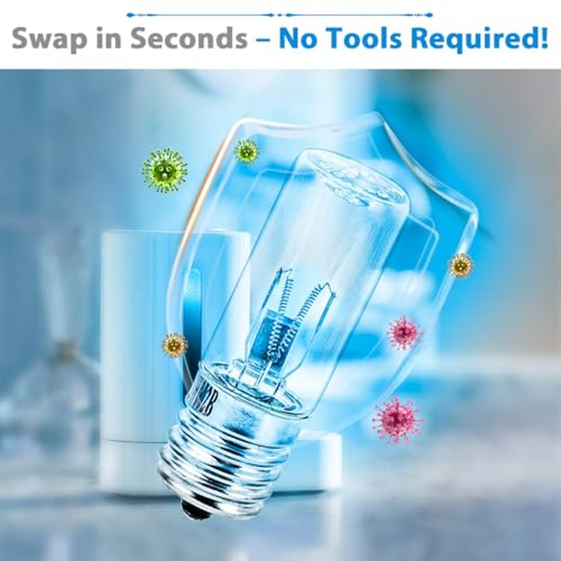2 Pcs for Philips Sonicare HX6150 HX6160/D HX7990 Charger Appliances Bulbs 3W 10V UV Replacement Bulbs